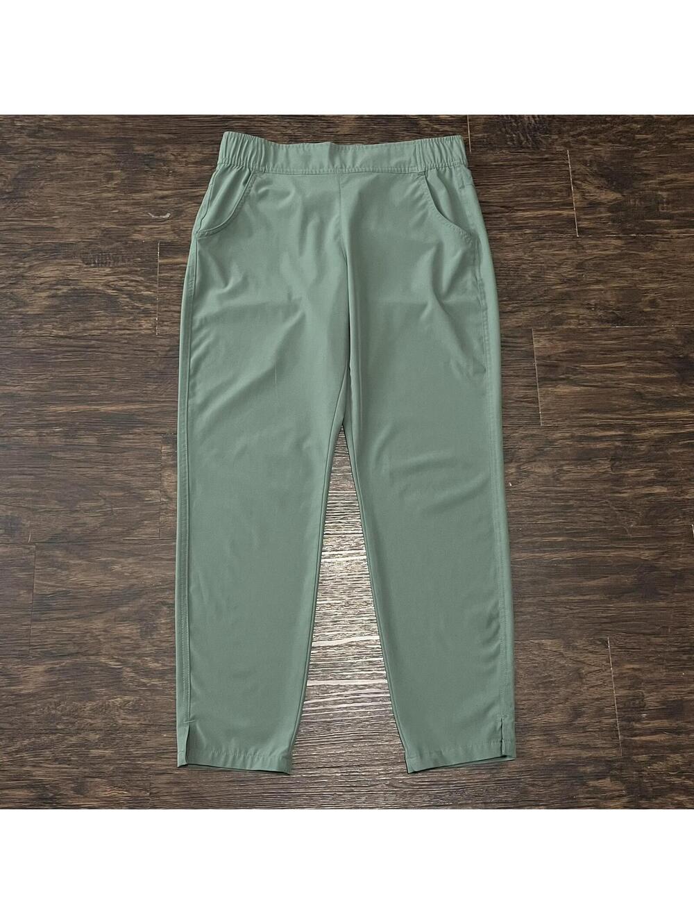 Eddie Bauer Womens Traveler Green Pull On Pants Size Small